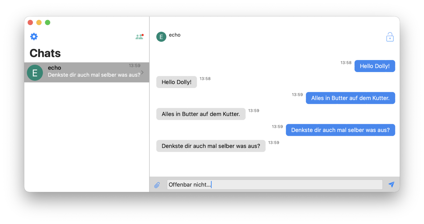 1:1 Chat